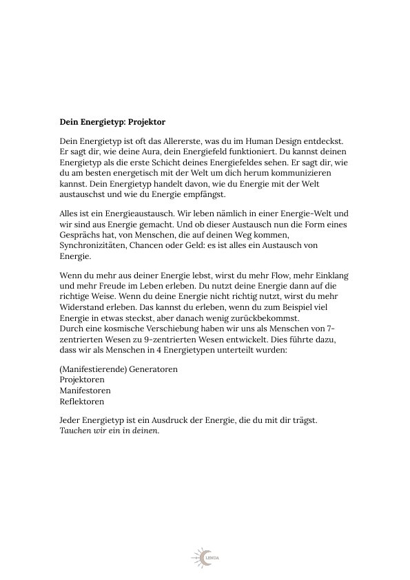 Guide-Seite: dein Energietyp