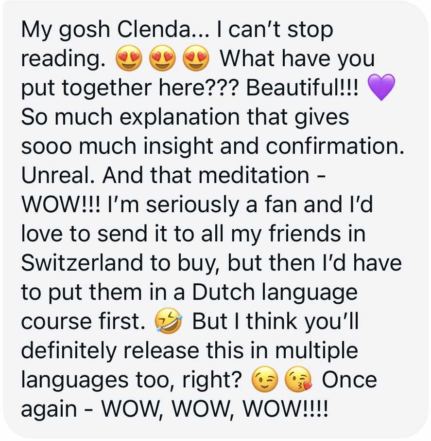 Message from a guide reader